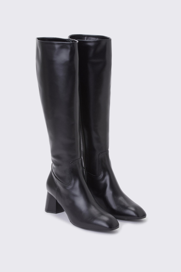 SUECOMMA BONNIE - 부츠/워커 - [김나영 착용]Semi square toe long boots(black)