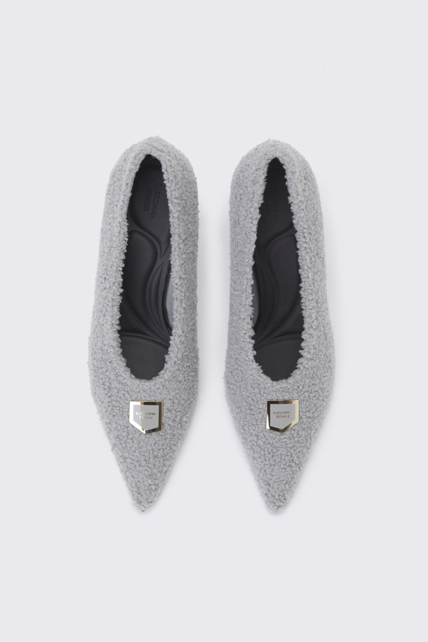 SUECOMMA BONNIE - 펌프스 - Shearing pointed toe pumps(grey)