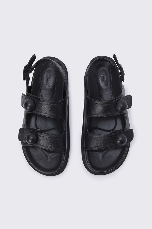 SUECOMMA BONNIE - 샌들 - Orb sandal(black)