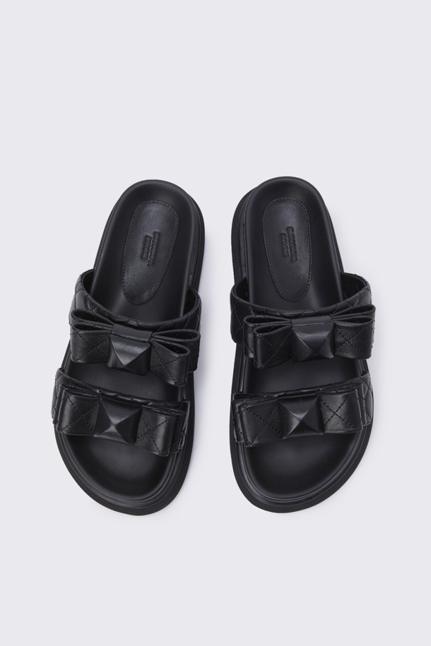 SUECOMMA BONNIE - 샌들 - [김나영 착용] Bunny slipper(black)
