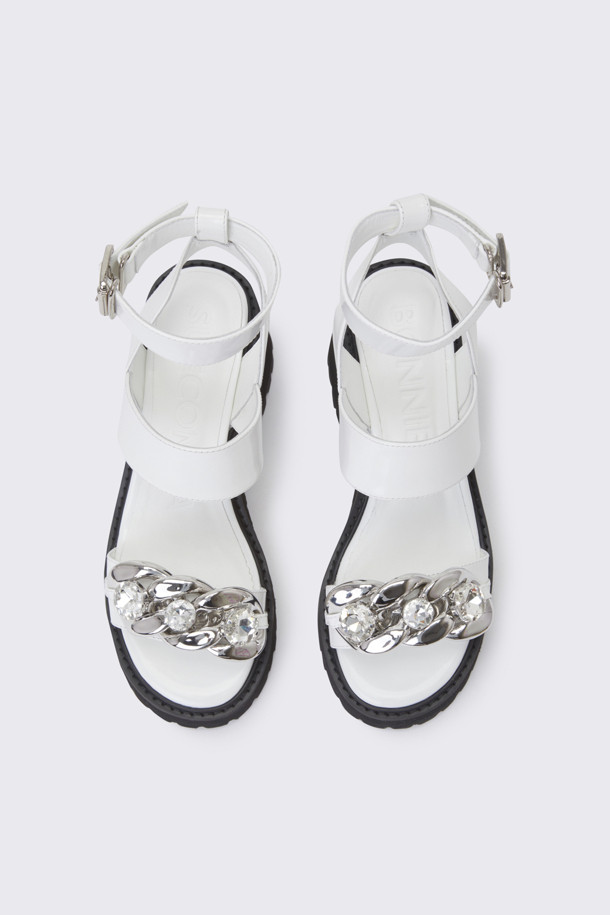 SUECOMMA BONNIE - 샌들 - Platform walker sandal(white)
