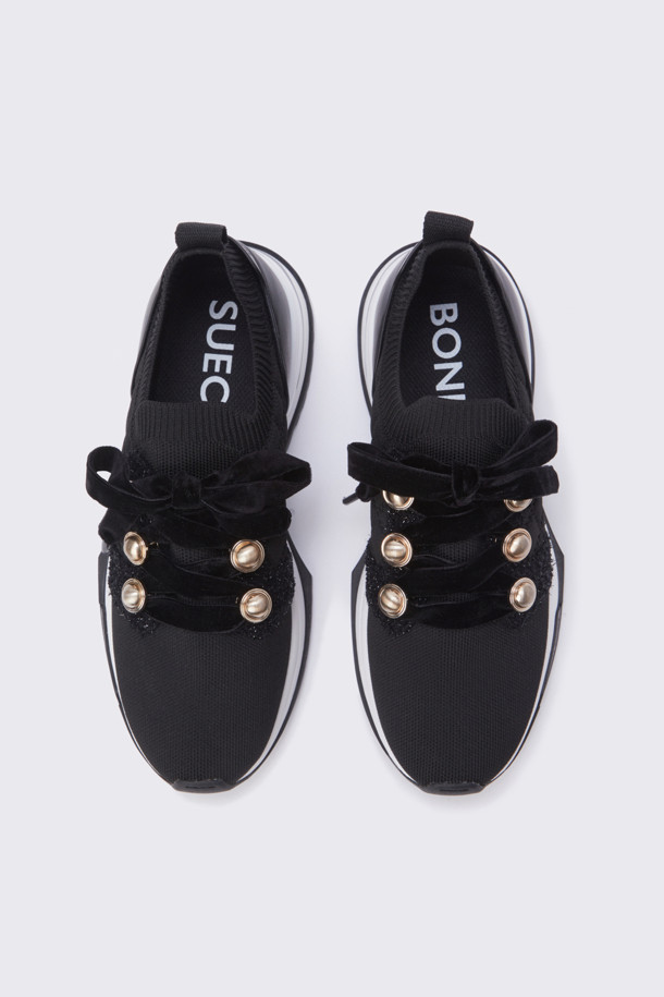 SUECOMMA BONNIE - 스니커즈 - Nella sneakers(black)