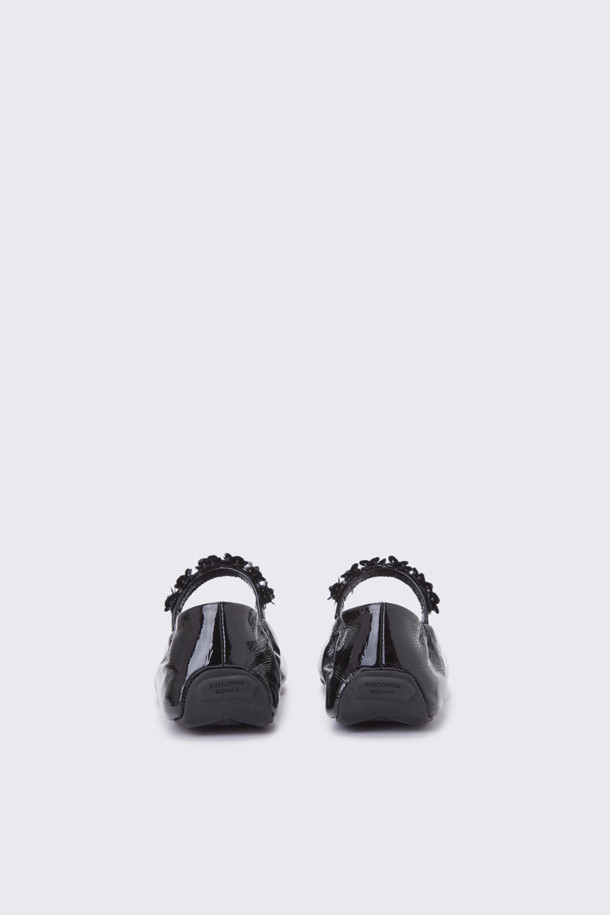 SUECOMMA BONNIE - 플랫 - Fleur flat(black)