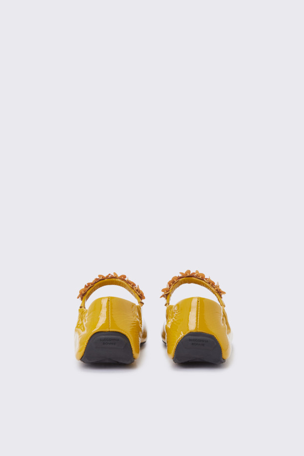 SUECOMMA BONNIE - 플랫 - Fleur flat(yellow)