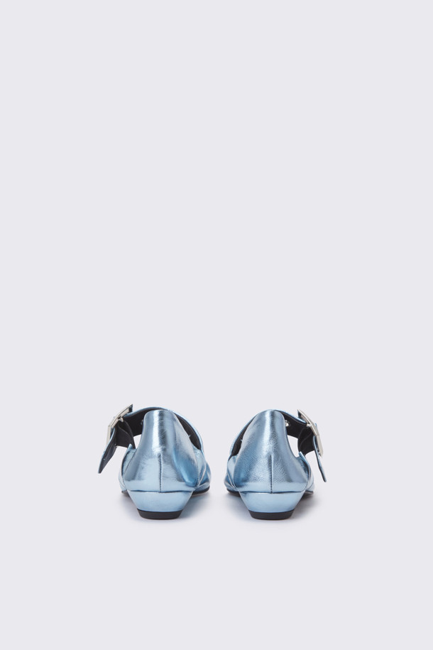 SUECOMMA BONNIE - 플랫 - Polygon mary Jane flat(blue)