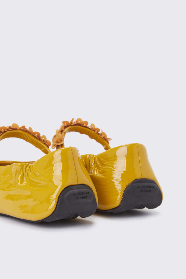 SUECOMMA BONNIE - 플랫 - Fleur flat(yellow)