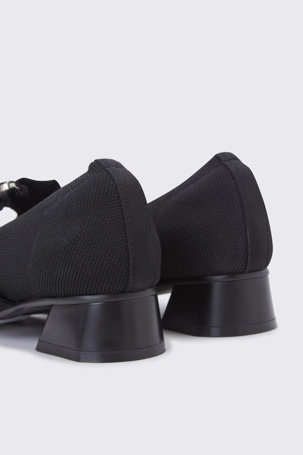 SUECOMMA BONNIE - 플랫 - Pointed Kint flat(black)