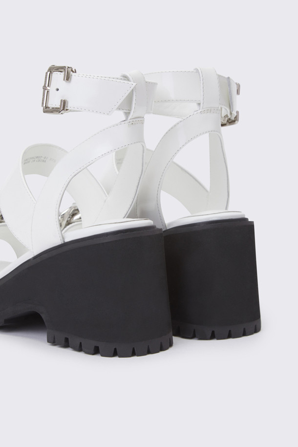 SUECOMMA BONNIE - 샌들 - Platform walker sandal(white)