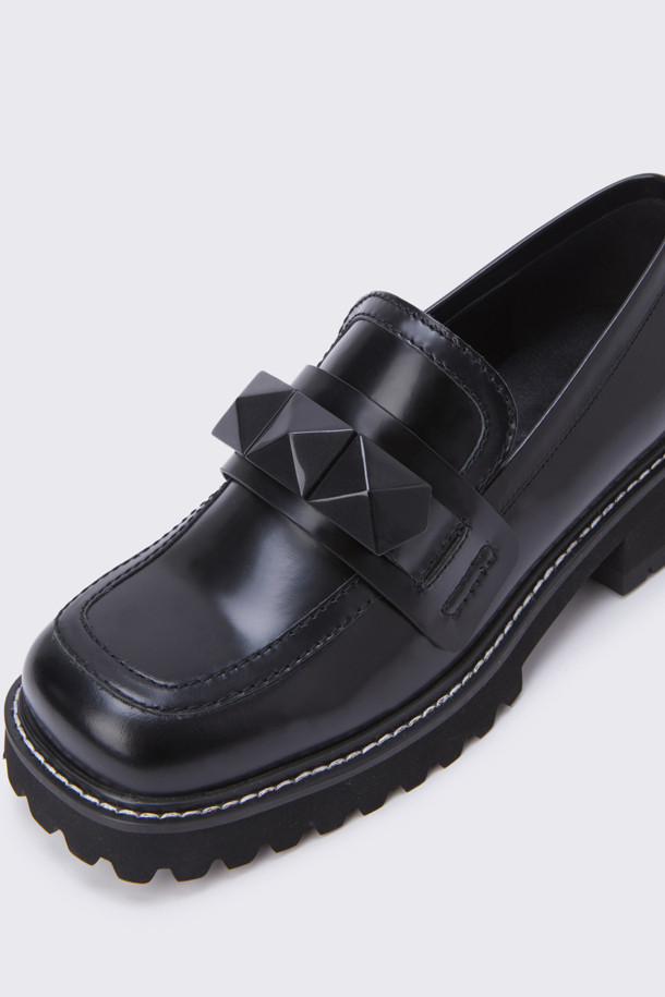 SUECOMMA BONNIE - 로퍼 - Polygon loafer(black)