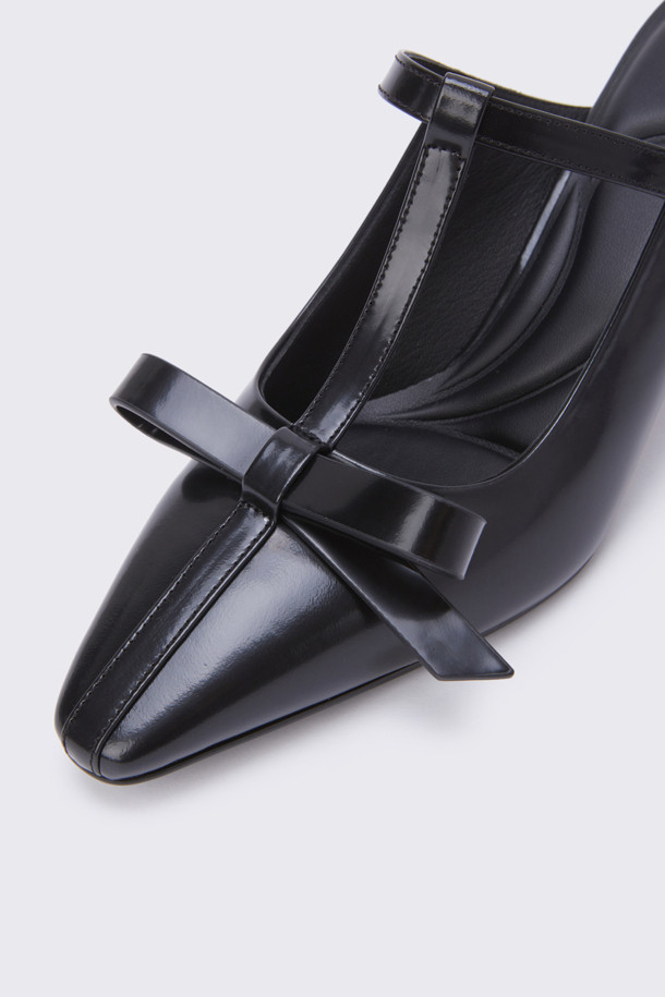 SUECOMMA BONNIE - 샌들 - T strap mule(black)