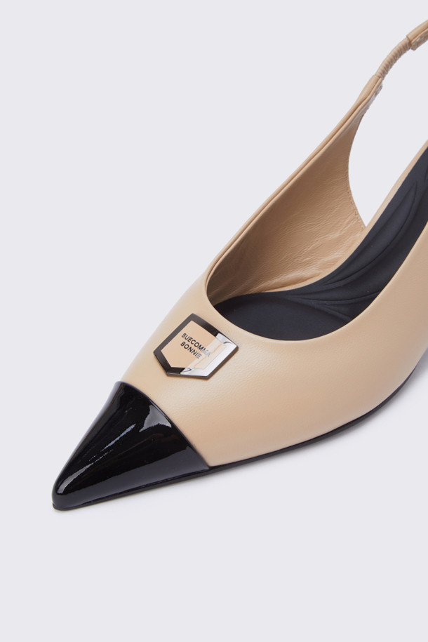 SUECOMMA BONNIE - 펌프스 - Polygon slingback(beige)