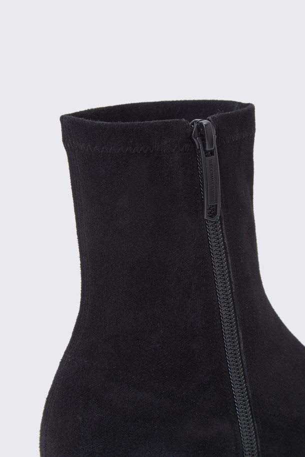 SUECOMMA BONNIE - 부츠/워커 - Suede span ankle boots(black)