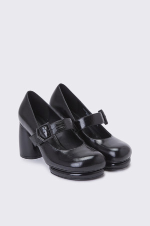 Mary jane platform pumps(black)