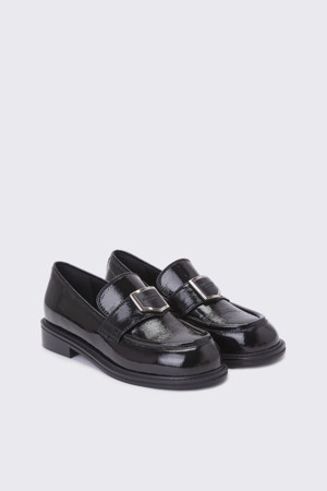 Polygon loafer(black)