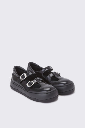 Buckle mary jane loafer(black)