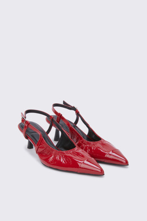 Point toe slingback(red)