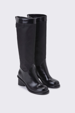 Mix long boots(black)