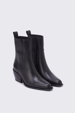 Western chelsea boots(black)