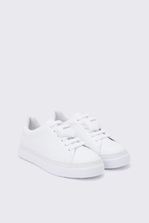 Polygon sneakers(white)