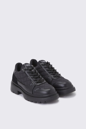 Quilting sneakers(black)