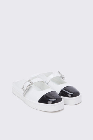 Cubic point sneakers(white)