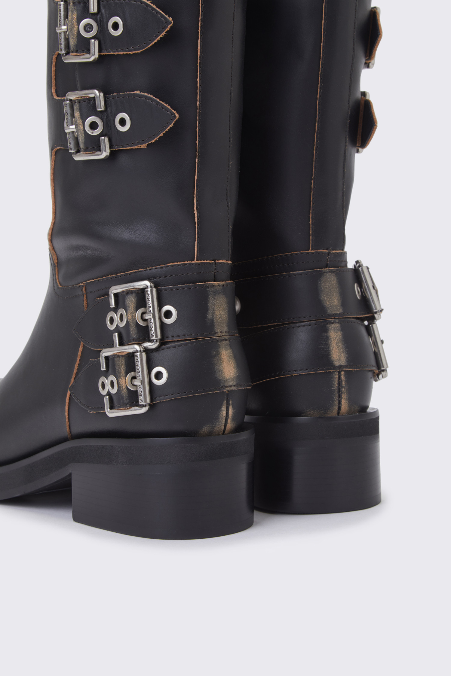 슈콤마보니]Buckle biker boots(black)_DG3CW23517BLK