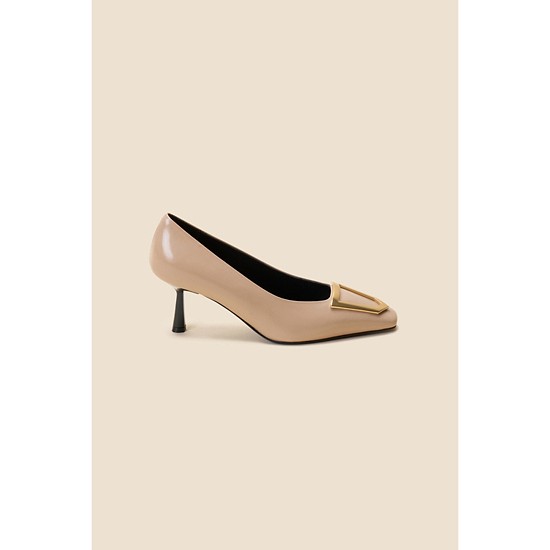 Neo polygon24 pumps(beige)