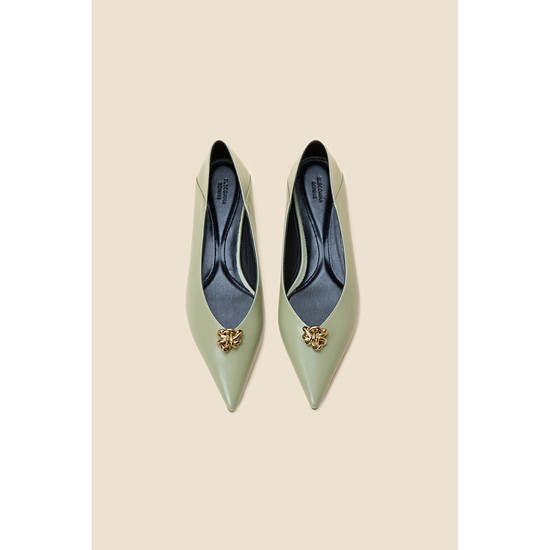 Fling star mule flat(khaki)