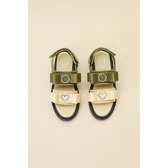 Ribbon point sandal(yellow)