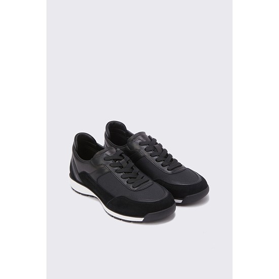 Unisex_Slim casual sneakers(black)
