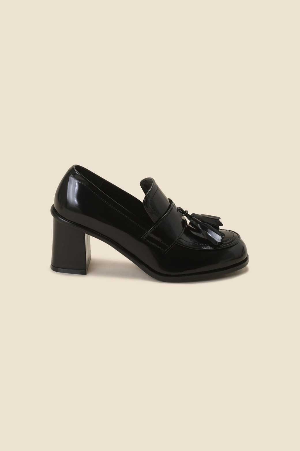 ★SUECOMMA BONNIE★ Loafer sneakers(black)_DG4DS25091BLK SUECOMMA BONNIE] Tassle loafer pumps(black)