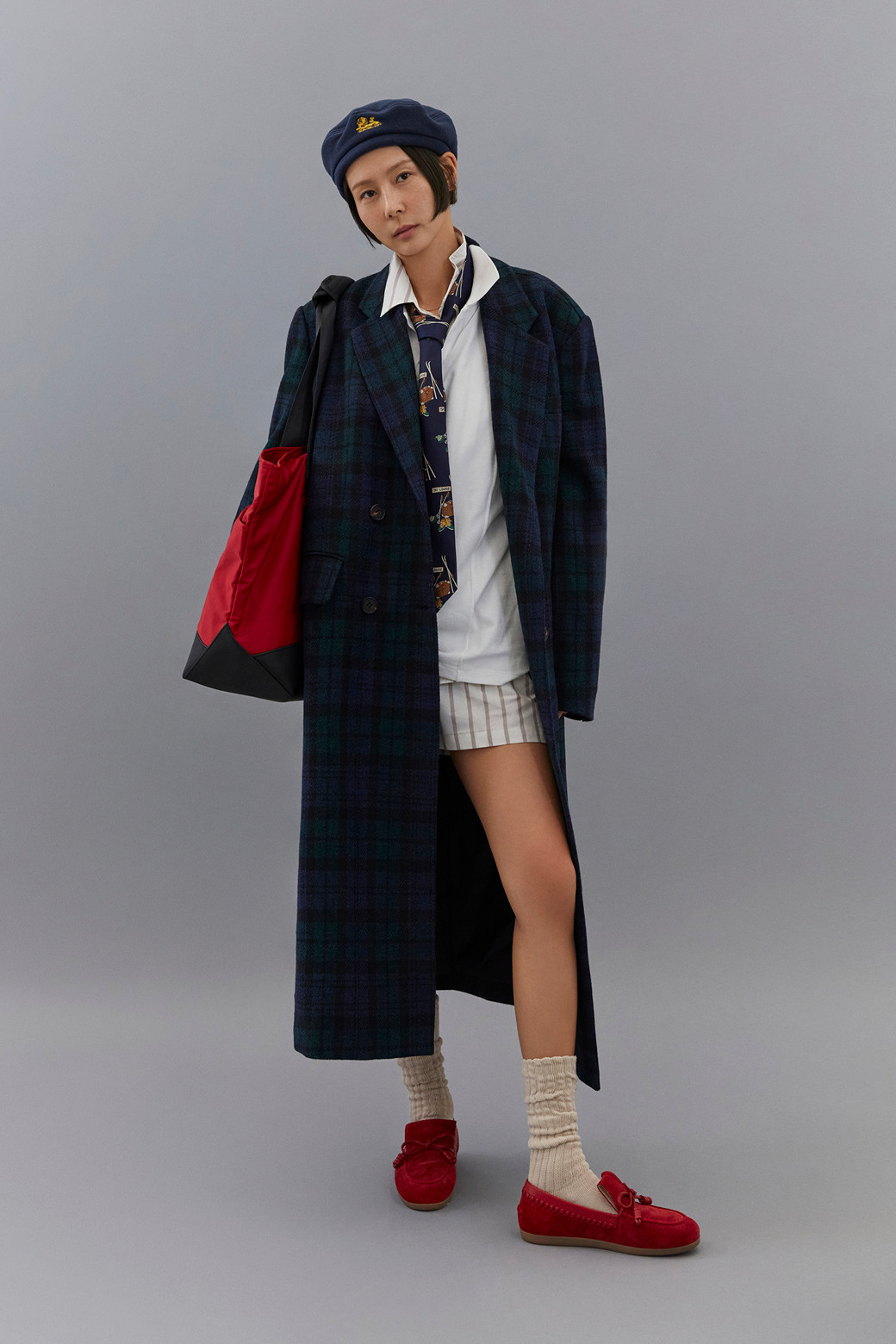 SUECOMMA BONNIE - 플랫/로퍼 - Classic ribbon loafer(red)