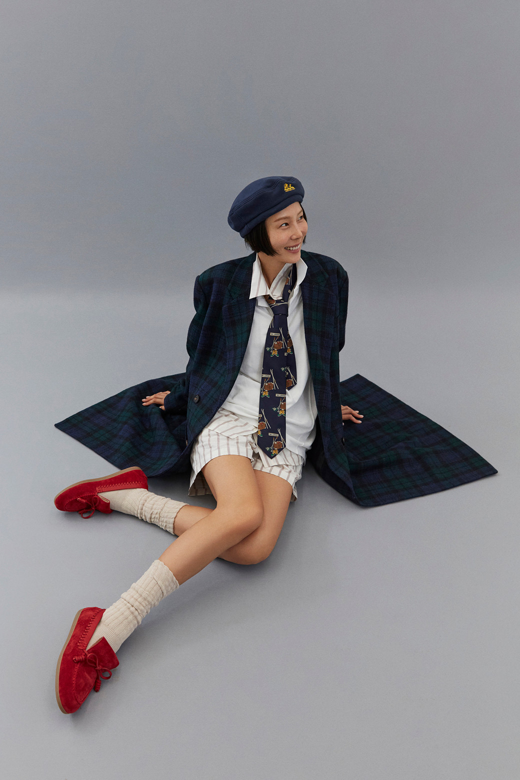 SUECOMMA BONNIE - 플랫/로퍼 - Classic ribbon loafer(red)