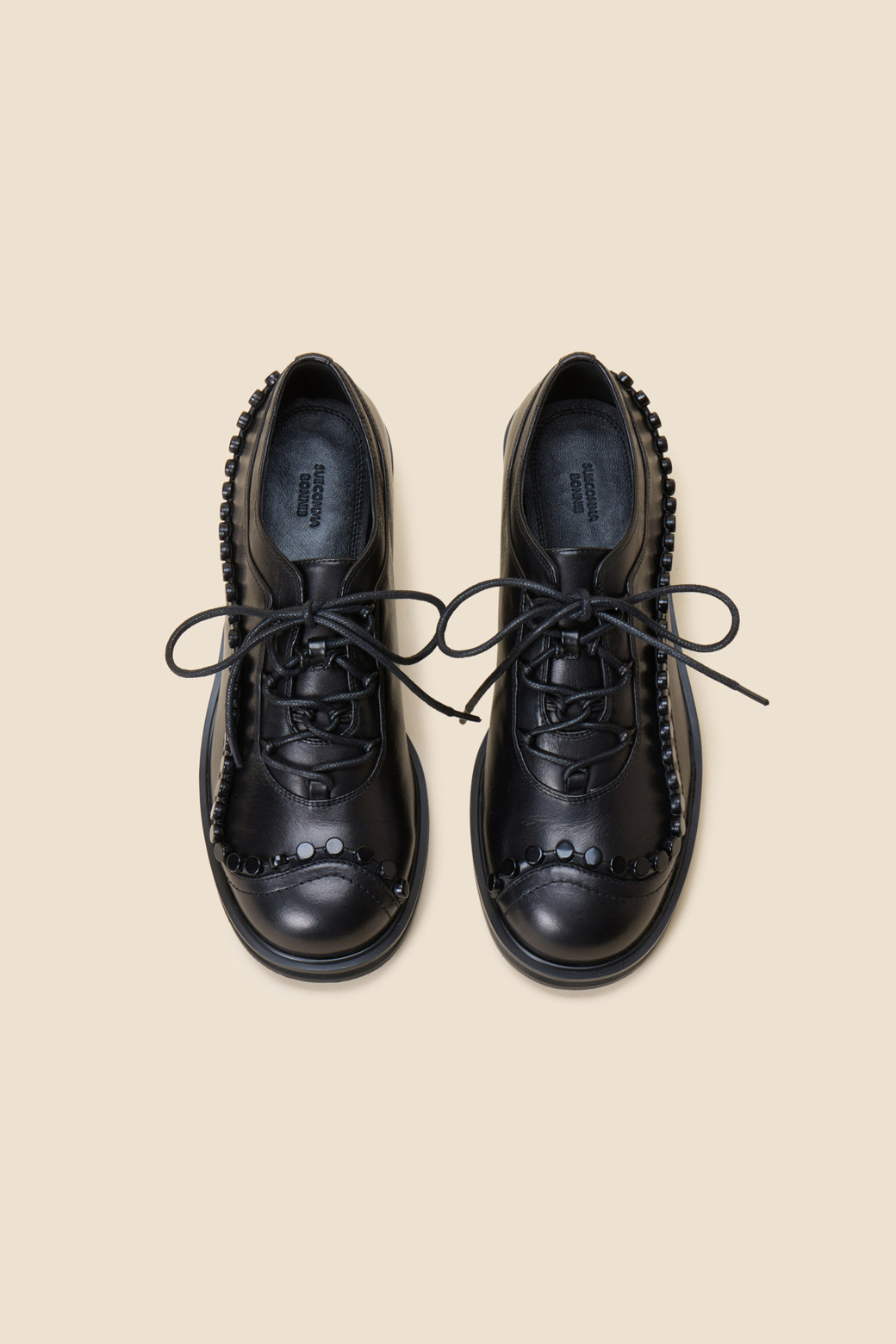 SUECOMMA BONNIE - 플랫/로퍼 - Circle loafer(black)