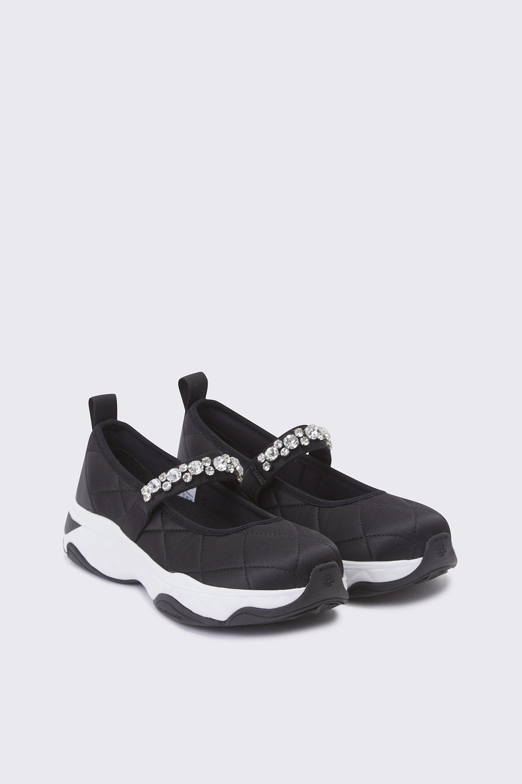 SUECOMMA BONNIE] Glam dew sneakers(black)