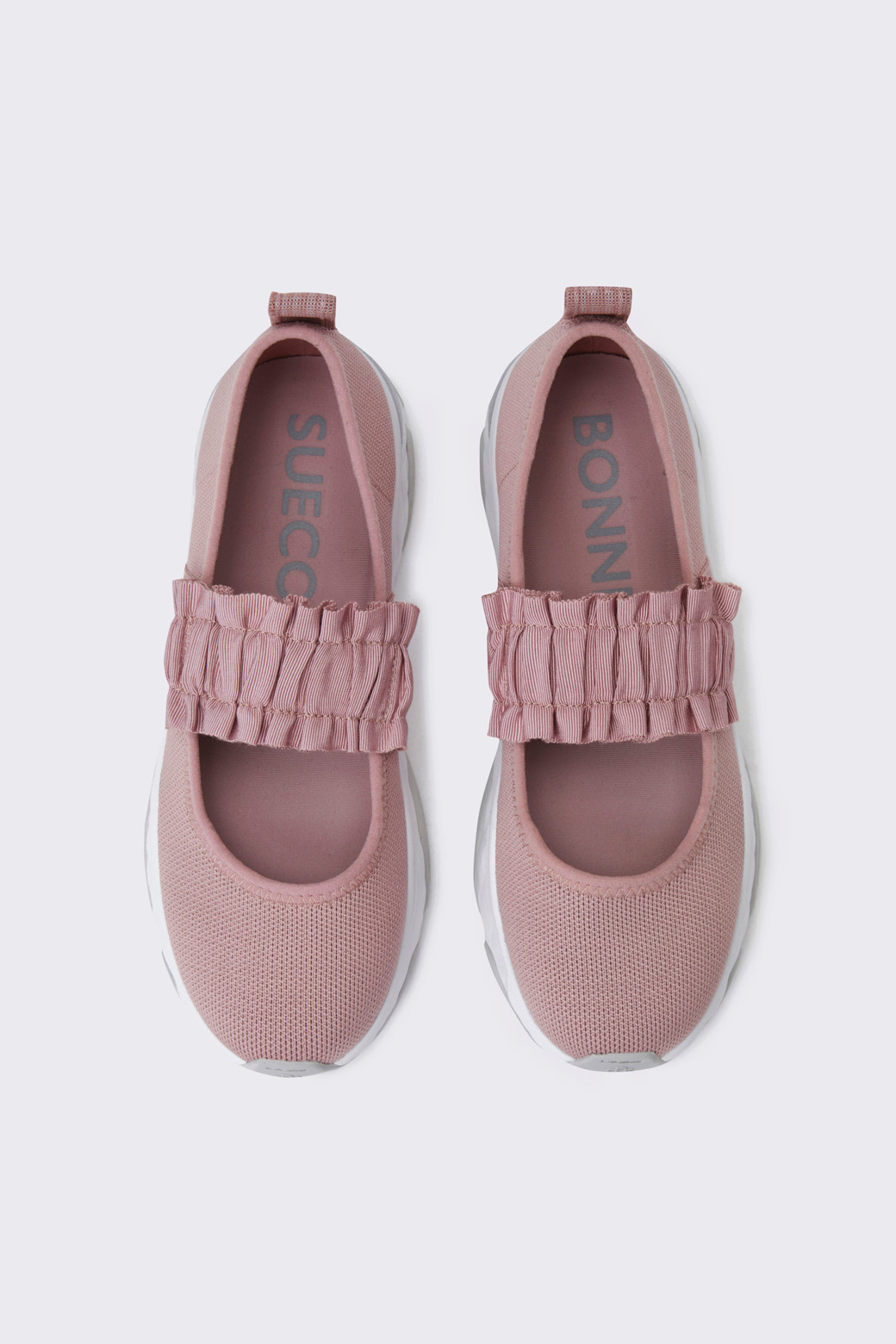 SUECOMMA BONNIE] Mary run ruffle sneakers(pink)