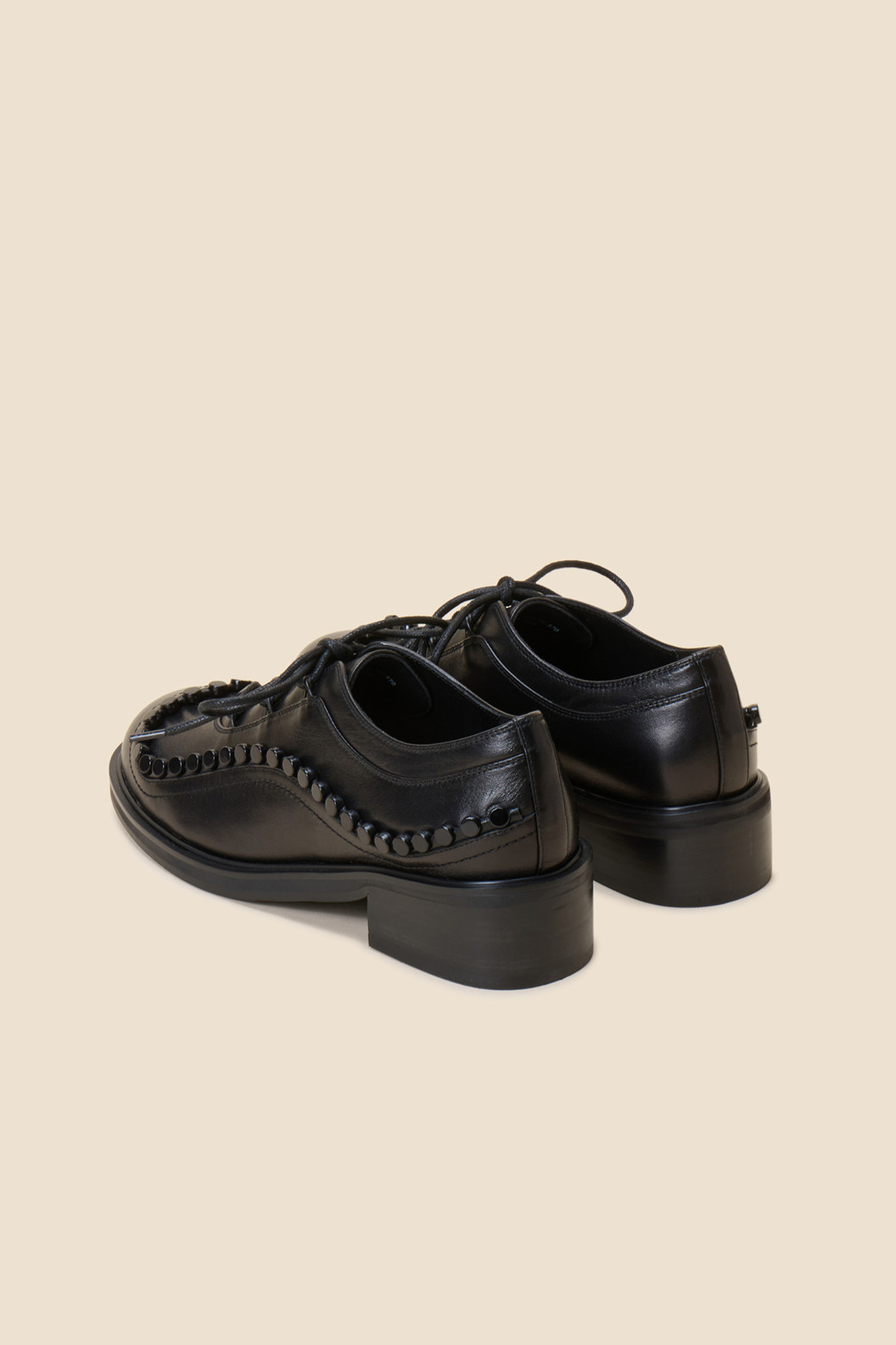 SUECOMMA BONNIE - 플랫/로퍼 - Circle loafer(black)
