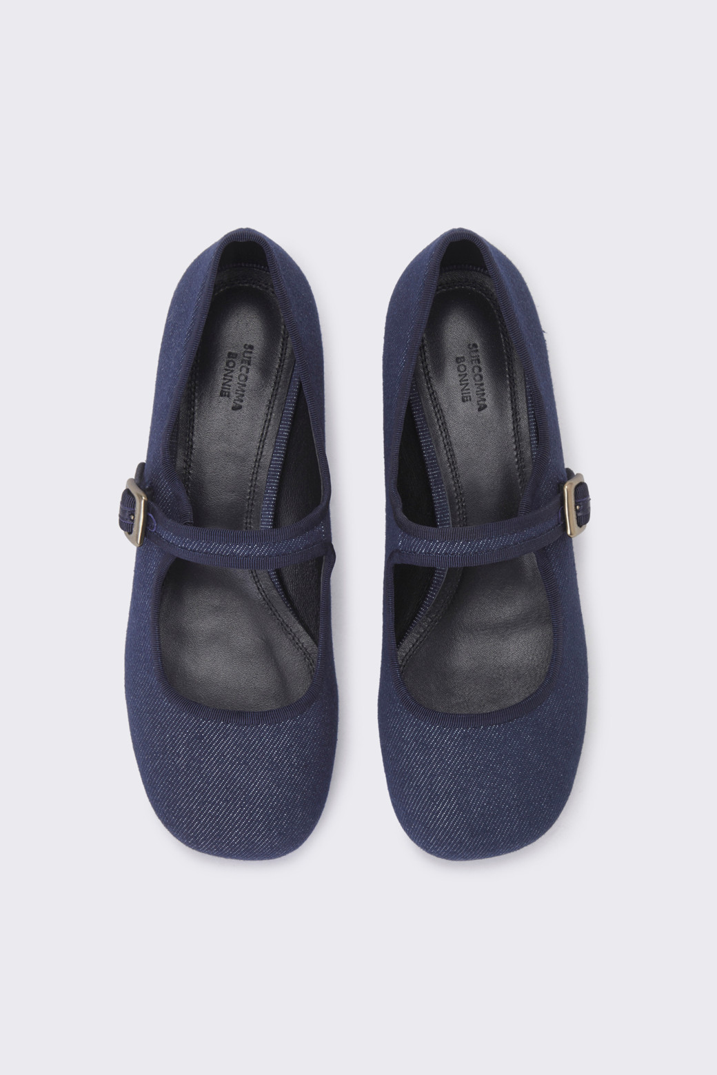 【ＳＵＥＣＯＭＭＡ ＢＯＮＮＩＥ】Fev Mary jane－BLUE Round toe mary-jane flat(blue)_SUECOMMA BONNIE - 코오롱몰