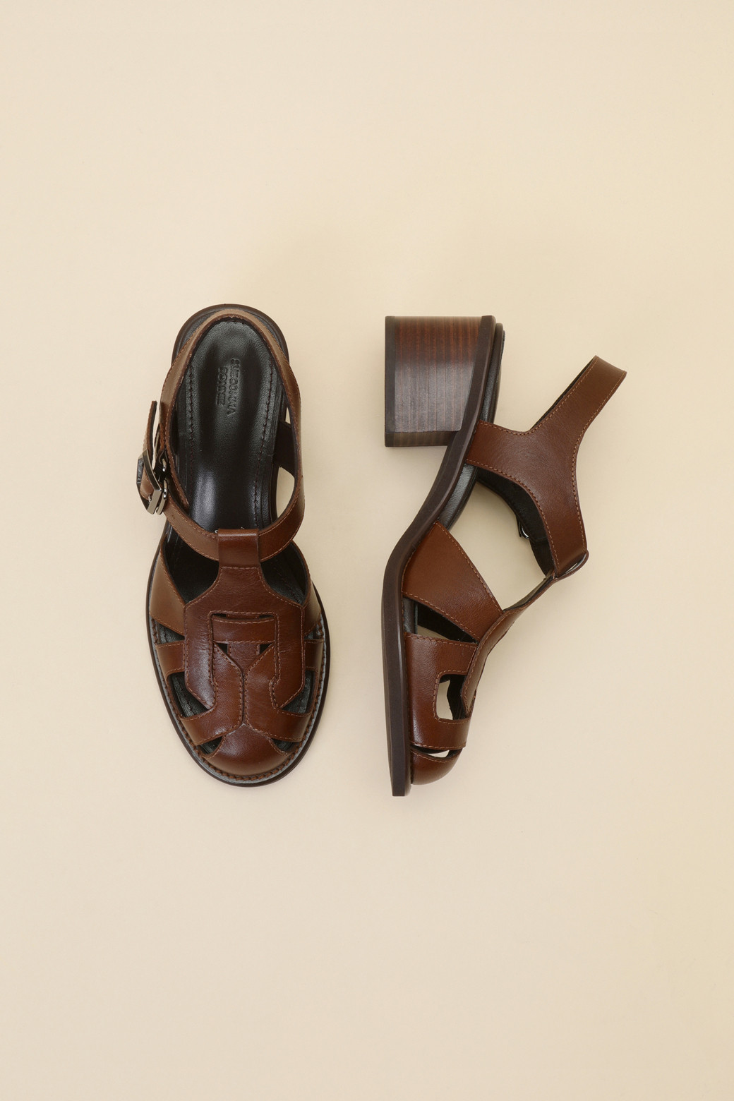 SUECOMMA BONNIE ◆ Selection sandal (brown) SCB Collection Suecomma Bonnie Crystal Embellished Beige