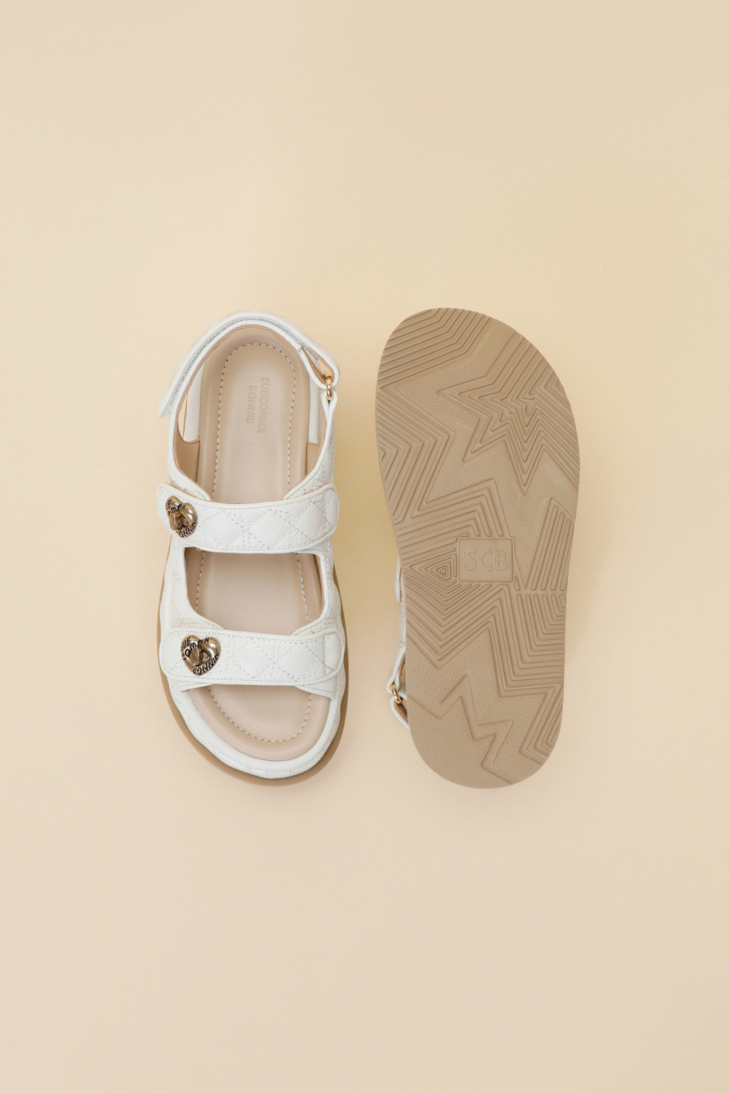 SUECOMMA BONNIE - 샌들 - Cle sandal(ivory)