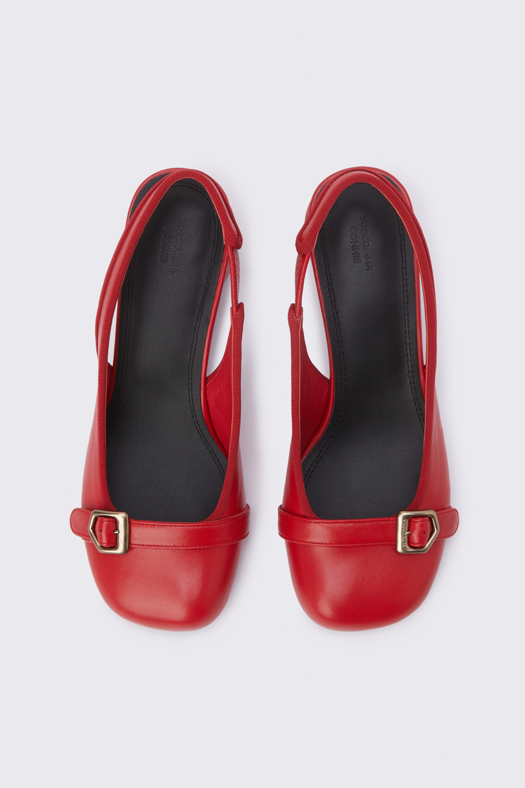 SUECOMMA BONNIE - 샌들/뮬 - [김나영 착용]Round toe sling back(red)