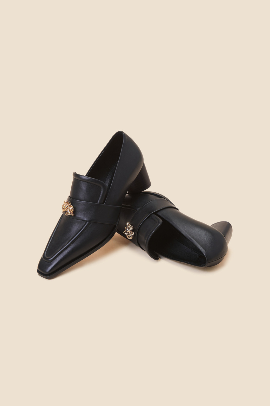SUECOMMA BONNIE - 펌프스 - Fling star loafer pumps(black)