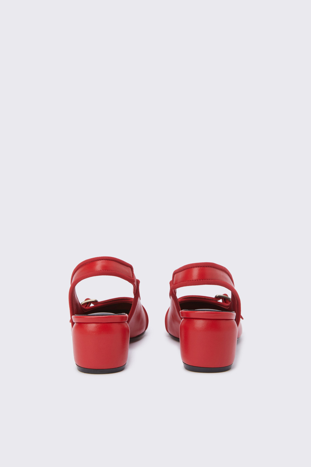 SUECOMMA BONNIE - 샌들/뮬 - [김나영 착용]Round toe sling back(red)