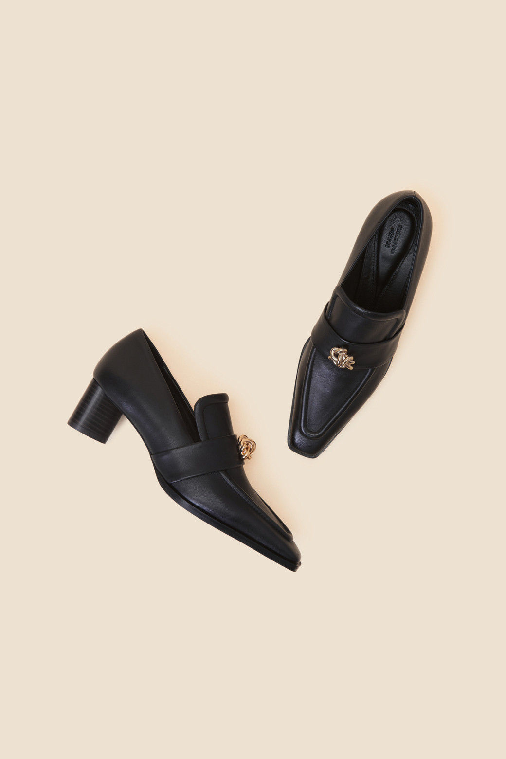 SUECOMMA BONNIE - 펌프스 - Fling star loafer pumps(black)