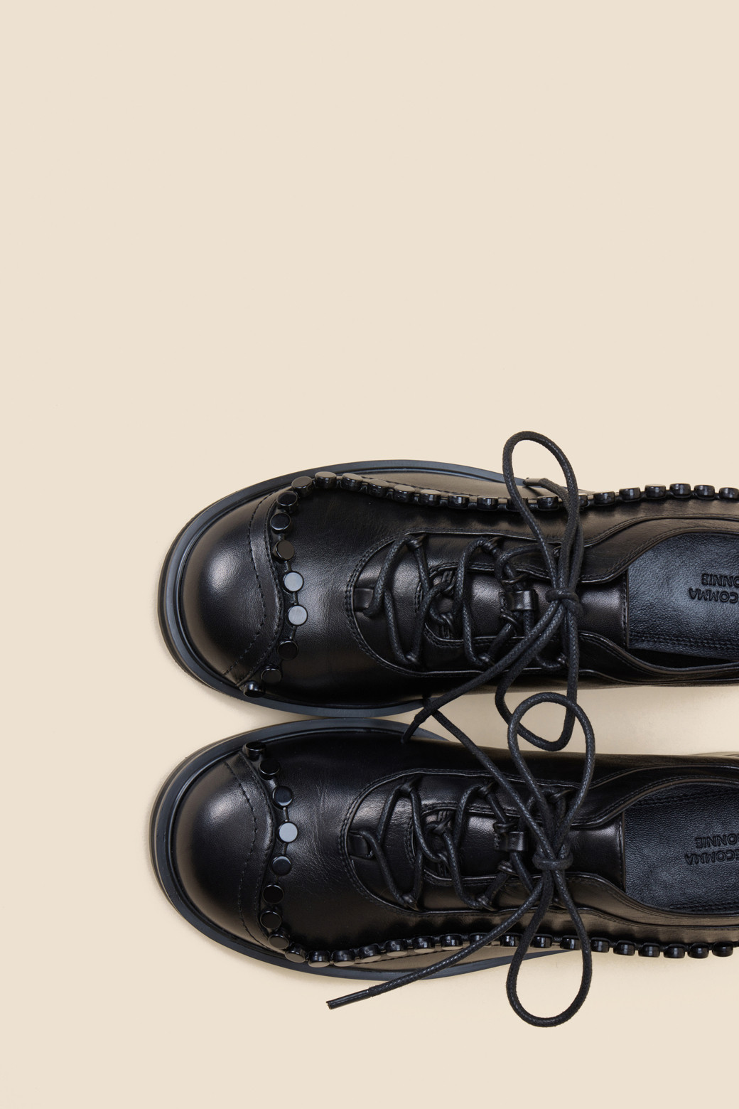 SUECOMMA BONNIE - 플랫/로퍼 - Circle loafer(black)