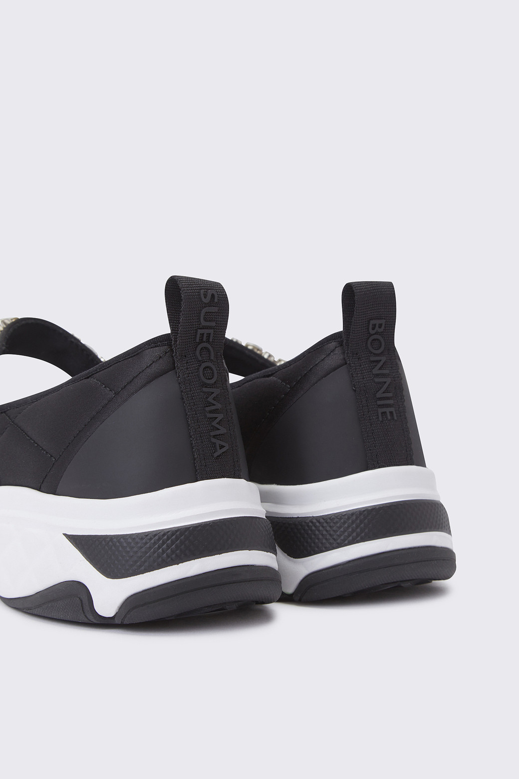 SUECOMMA BONNIE] Glam dew sneakers(black)