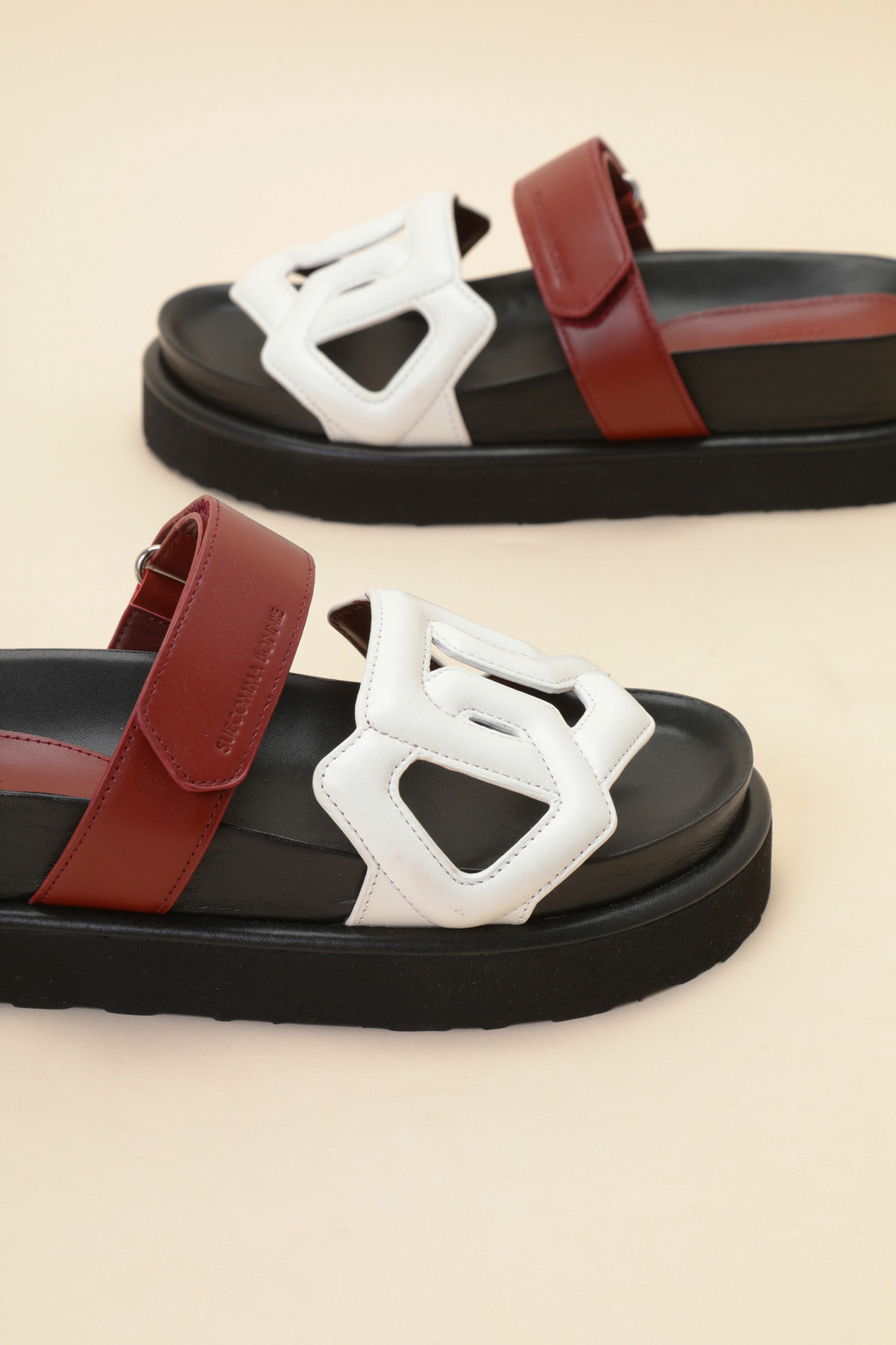 SUECOMMA BONNIE] Summer polygon slide(white)