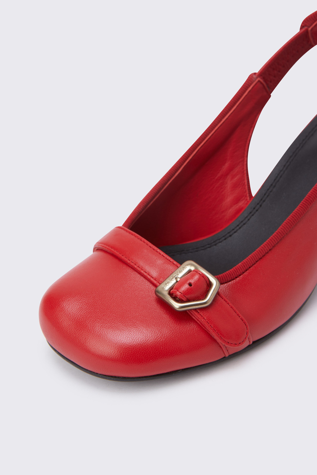 SUECOMMA BONNIE - 샌들/뮬 - [김나영 착용]Round toe sling back(red)