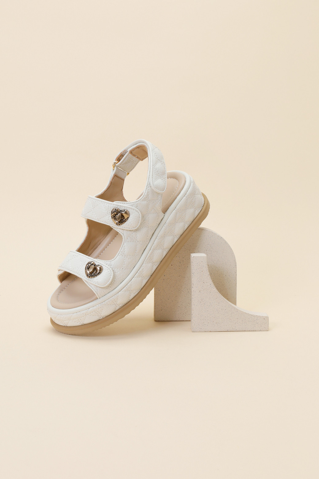 SUECOMMA BONNIE - 샌들 - Cle sandal(ivory)