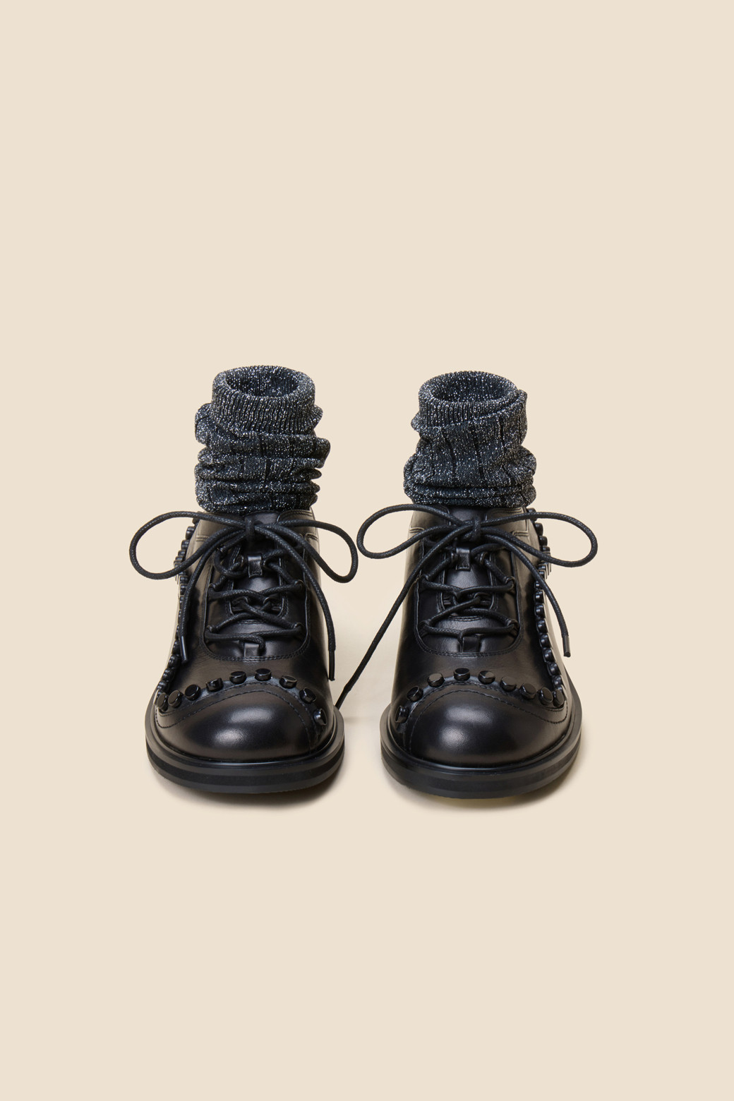 SUECOMMA BONNIE - 플랫/로퍼 - Circle loafer(black)